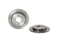 Remschijf COATED DISC LINE BREMBO, Remschijftype: Massief, u.a. für Ford