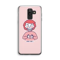 Hartje: Samsung Galaxy J8 (2018) Transparant Hoesje