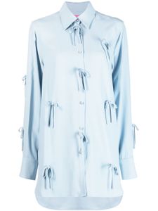 Viktor & Rolf chemise Bed of Bows à manches longues - Bleu