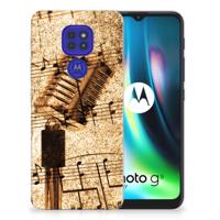 Motorola Moto G9 Play | E7 Plus | Siliconen hoesje | met foto Bladmuziek