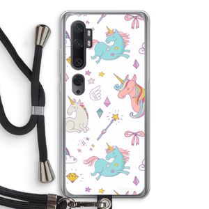 Fantasiewereld: Xiaomi Mi Note 10 Pro Transparant Hoesje met koord