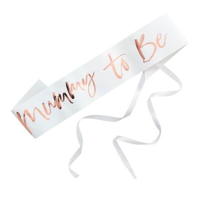 Sjerp &apos;Mummy to be&apos; Rosegoud Babyshower