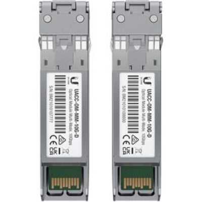 Ubiquiti Networks UACC-OM-MM-10G-D-2 netwerk transceiver module Vezel-optiek 10000 Mbit/s 850 nm
