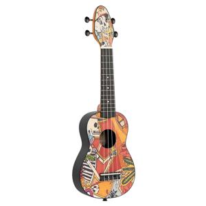 Ortega Keiki K2-EM El Muerto ukelele set