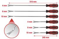 KS TOOLS Clip-loosener set 6tlg.