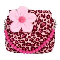 3 STKS mode schoudertas kinderen meisjes prinses bloem Messenger handtas mooie portemonnees (Rose Red Leopard)