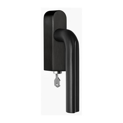 Formani DR101-DKLOCK-O draaikiepgarnituur afsluitbaar PVD mat zwart linksdraaiend