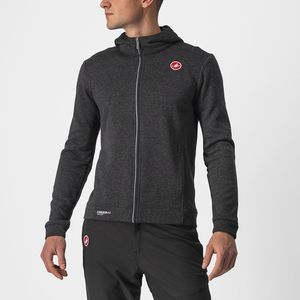 Castelli Milano Full zip fleece jacket zwart heren XL