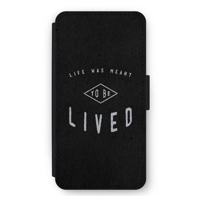 To be lived: iPhone 11 Flip Hoesje