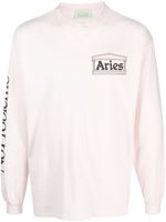 Aries t-shirt en coton Rat à manches longues - Rose - thumbnail