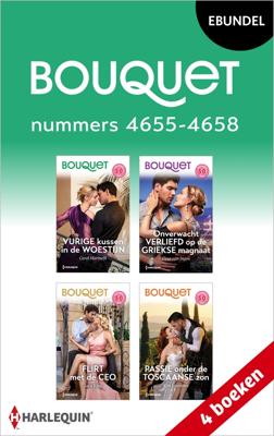 Bouquet e-bundel nummers 4655 - 4658 - Carol Marinelli, Fleur van Ingen, Lucy King, Kim Lawrence - ebook