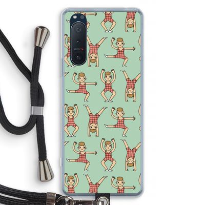 Gymboys: Sony Xperia 5 II Transparant Hoesje met koord