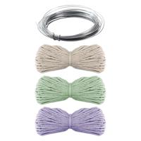 Creative Craft Group Macrame flessen decoreren met bloemen