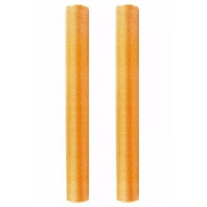 2x rollen gouden glans organza deco stof 36 cm x 9 meter