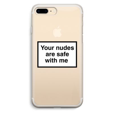 Safe with me: iPhone 7 Plus Transparant Hoesje