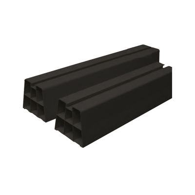 CANALIT Opstelbalken Kunststof 1000x80x80 zwart