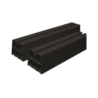 CANALIT Opstelbalken Kunststof 1000x80x80 zwart