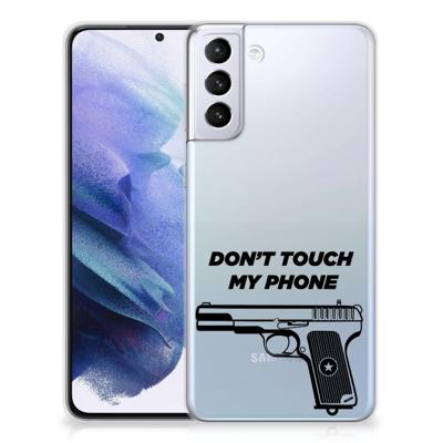 Samsung Galaxy S21 Plus Silicone-hoesje Pistol DTMP Samsung Galaxy S21 Plus Silicone-hoesje Pistol DTMP