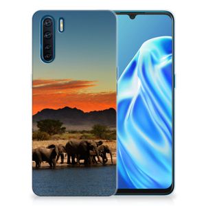 OPPO A91 TPU Hoesje Olifanten