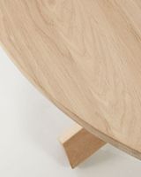 Kave Home Kave Home Eettafel Lotus, Tafel lotus hout Ø 120 cm (mtk0123) - thumbnail