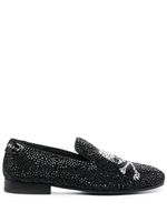 Philipp Plein mocassins Skull Bones - Blanc