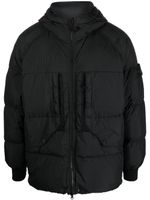 Stone Island Compass-patch puffer jacket - Noir