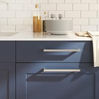 VidaXL Handvatten 5 st 224 mm roestvrij staal zilverkleurig