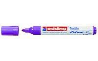 Viltstift edding 4500 textiel rond neonviolet 2-3mm - thumbnail
