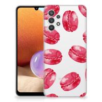 Samsung Galaxy A32 4G | A32 5G Enterprise Editie | Siliconen Case | Pink Macarons
