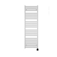 Electrische Wifi Radiator Sanicare HPW Carini Moda 160x60 cm Mat Wit Met Thermostaat Zwart Rechtsonder