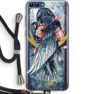 Golden Raven: Huawei P Smart (2018) Transparant Hoesje met koord