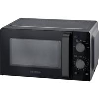 Severin MW 9587 Magnetron Zwart (mat), RVS 800 W Timerfunctie
