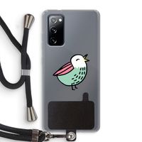 Birdy: Samsung Galaxy S20 FE / S20 FE 5G Transparant Hoesje met koord