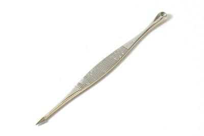 Malteser Comedonedrukker 11cm nikkel 5533/42