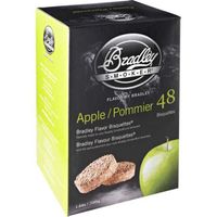 Bradley Apple Wood Briketten rookhout 48 stuks - thumbnail