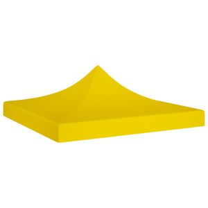 VidaXL Partytentdak 270 g/m² 2x2 m geel