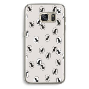 Miauw: Samsung Galaxy S7 Transparant Hoesje