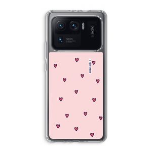 Hartjes: Xiaomi Mi 11 Ultra Transparant Hoesje