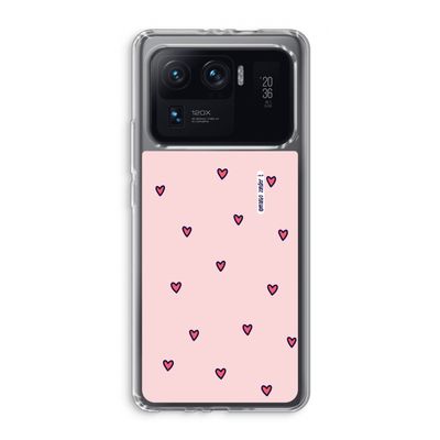 Hartjes: Xiaomi Mi 11 Ultra Transparant Hoesje