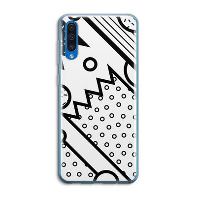 Pop Art #4: Samsung Galaxy A50 Transparant Hoesje