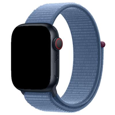 Apple Watch Nylon Geweven Sport Band - Winterblauw - 44, 45, 46 & 49mm Apple Watch Nylon Geweven Sport Band - Winterblauw - 44, 45, 46 & 49mm
