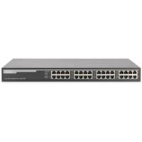 Digitus DN-95116 netwerk-switch Gigabit Ethernet (10/100/1000) Power over Ethernet (PoE) 1U Grijs - thumbnail