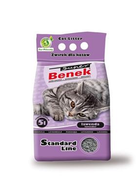 Certech Super Benek Standard Lavendel - Klonterende kattenbakvulling 5 l