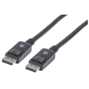 Manhattan 306935-CG DisplayPort-kabel DisplayPort Aansluitkabel DisplayPort-stekker, DisplayPort-stekker 1.00 m Zwart