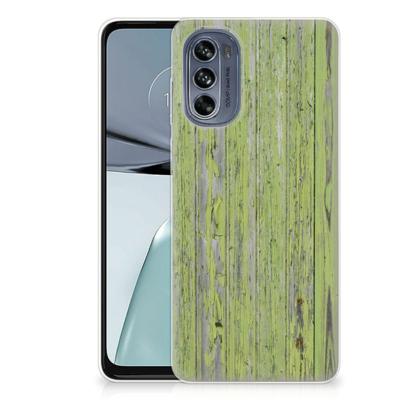 Motorola Moto G62 5G | Bumper Hoesje | Green Wood