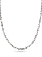 David Yurman collier Box Chain en or 14ct et argent sterling - thumbnail