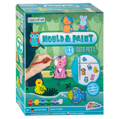 Grafix Gips gieten en schilderen - lieve dieren