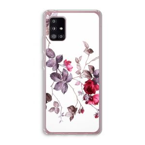 Mooie bloemen: Samsung Galaxy A51 5G Transparant Hoesje