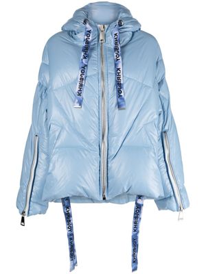 Khrisjoy veste matelassée à capuche - Bleu