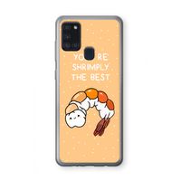 You're Shrimply The Best: Samsung Galaxy A21s Transparant Hoesje You're Shrimply The Best: Samsung Galaxy A21s Transparant Hoesje